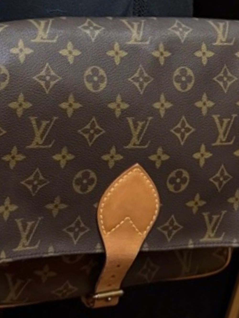 Authentic Louis Vuitton Cartouchière Vintage Bag Code 881 SL Made In France
